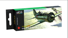 Arcus 1011 VVS Polikarpov's Fighters enamel paint set