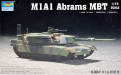 1/72 tank model M1A1 Abrams MBT Trumpeter 07276