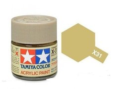 Акриловая краска X31 Титаново-золотая (Titanium Gold) 10мл Tamiya 81531