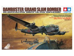 Збірна модель 1/48 літак Avro Lancaster B Mk.III "Dambuster"/ "Grand Slam Bomber" Tamiya 61111