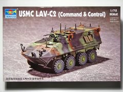 Сборная модель 1/72 бронированный автомобиль USMC LAV-C2 (Command & Control) Trumpeter 07270