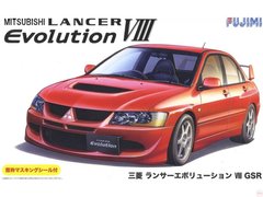 Сборная модель 1/24 автомобиль Mitsubishi Lancer Evolution VIII GSR w/Masking Fujimi 03924