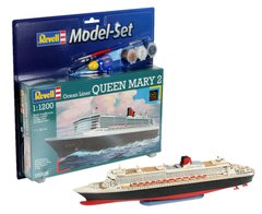 Збірна модель 1/1200 пасажирське судно Queen Mary 2 Model Set Revell 65808