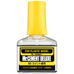 Универсальный клей для пластиков, 40 ml Mr. Cement Deluxe MC127 Mr.Hobby MC127