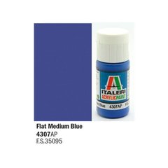 Акриловая краска голубой матовая Flat Medium Blue 20ml Italeri 4307