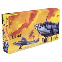 Сборная модель 1/72 Винтовой самолет LEO 451 "Heller Museum" Heller 80389