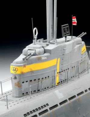 Prefab model 1/144 German Submarine Type XXI Revell 05177