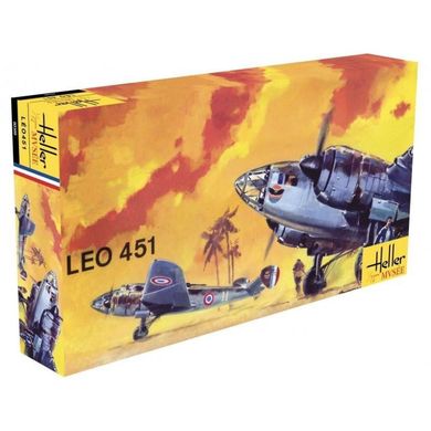 Збірна модель 1/72 Гвинтовий літак LEO 451 "Heller Museum" Heller 80389