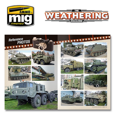 Magazine "Weathering Issue 29 Green" (Russian language) Ammo Mig 4778