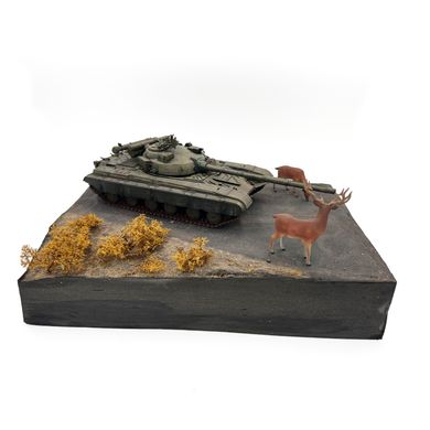 Ready diorama 1/35 Stalker T-64B Trumpeter 1102066