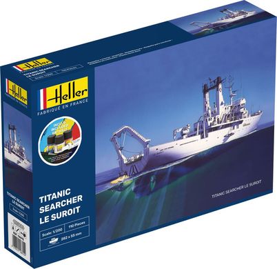 Сборная модель 1/200 исследовательское судно Titanic Searcher "Le Suroit" - Стартовый набор Heller 56615