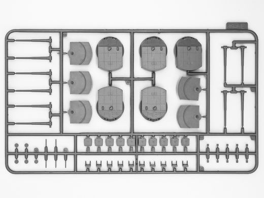 Збірна модель 1/350 "Кеніг", Німецький лінійний корабель 1 Світової війни ICM S.001