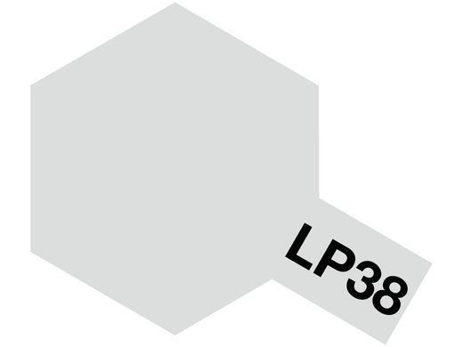 Нитро-краска LP38 Алюминий матовый (Flat Aluminium), 10 мл. Tamiya 82138