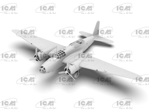 Сборная модель 1/48 японский тяжелый бомбардировщик Ki-21-Ia 'Sally' ICM 48196