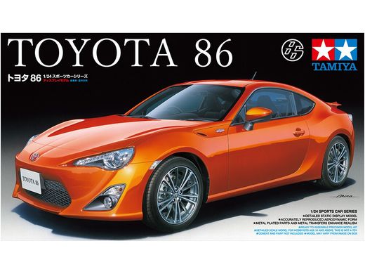 Prefab model 1/24 car Toyota 86 Tamiya 24323