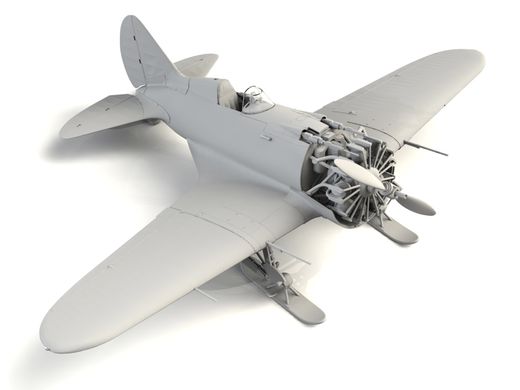 Збірна модель 1/32 літак I-16 type 17, Радянський винищувач 2СВ ICM 32005