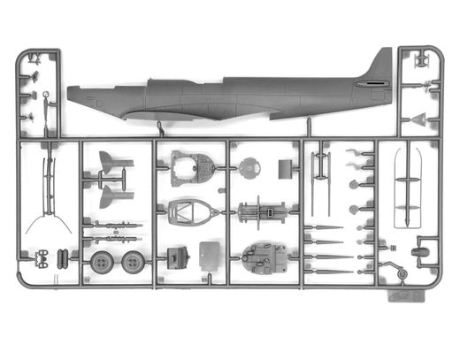 Сборная модель 1/48 самолет Спитфайр Mk.IXC «Снабжение пива», Британский истребитель 2 Мировой Войны ICM 48060