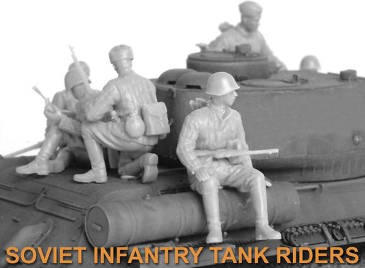 Советские пехотные танкисты Soviet Infantry Tank Riders Dragon 6197 | 1:35