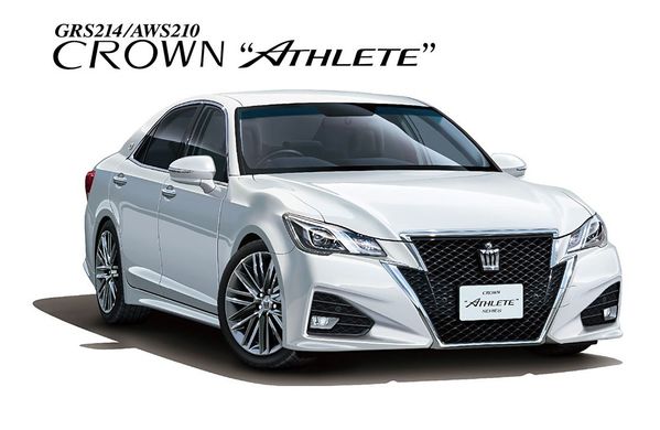 Збірна модель 1/24 автомобіля Toyota GRS214/AWS210 Crown Athlete 2015 Aoshima 05081