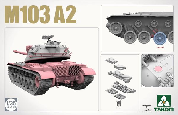 Збірна модель 1/35 танк M103A2 Takom 2140
