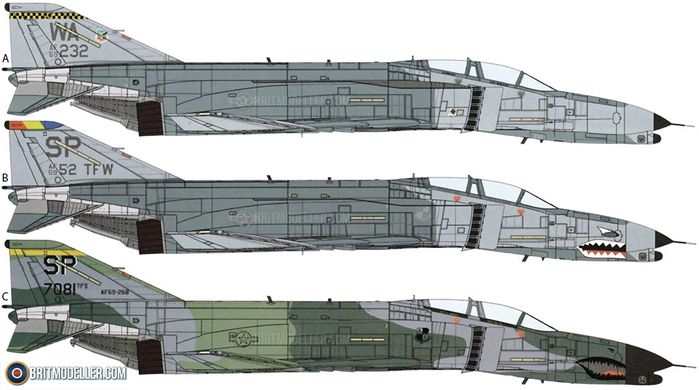 Assembled model 1/48 aircraft McDonnell Douglas F-4G Phantom II Meng Model LS-015