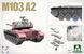 Assembled model 1/35 tank M103A2 Takom 2140