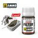 Enamel filter Dark gray for white FILTER (Dark Gray for White) Ammo Mig 1502