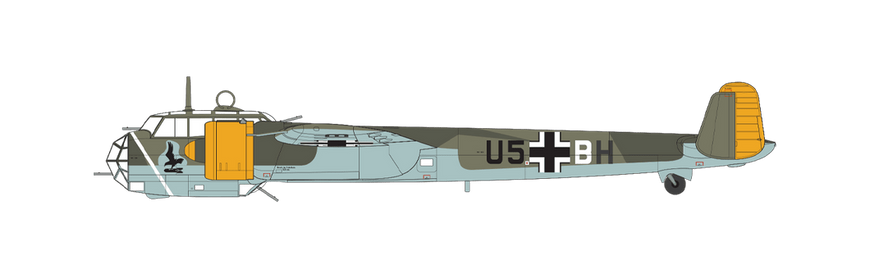 Сборная модель 1/72 скоростной бомбардировщик Dornier Do17z Airfix A05010A