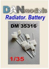 Масштабная модель 1/35 радиаторные батареи (8 шт) DAN Models 35316