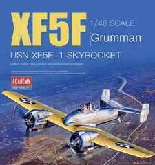 Prefab model 1/48 USN XF5F-1 Skyrocket Academy fighter 12363