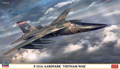 Prefab model 1/72 jet plane F-111A Aardvark Vietnam War Hasegawa 02441
