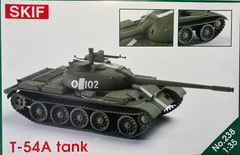 Assembled model 1/35 Tank T-54A SKIF 238