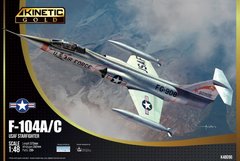Сборная модель 1/48 самолет USAF F-104A/C Starfighter Kinetic 48096