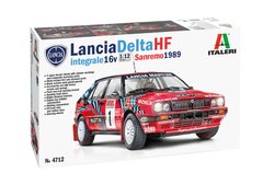 Збірна модель 1/12 автомобіль Lancia Delta HF Integrale Sanremo 1989 Italeri 4712
