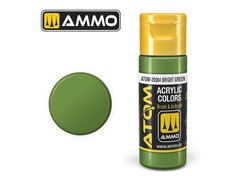 Акриловая краска ATOM Bright Green Ammo Mig 20084