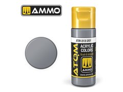 Акриловая краска ATOM Grey Ammo Mig 20135