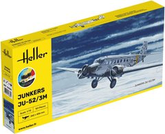 Сборная модель 1/72 винтовой самолет Ju-52 / 3M Стартовый набор Heller 56380