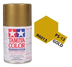 Аэрозольная краска PS-13 Золото (Gold) Tamiya 86013