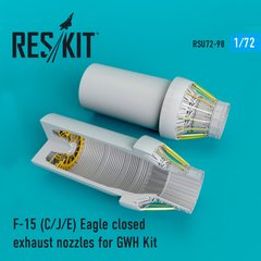 Scale Model Closed Exhaust Nozzles Late Version F-15 C/J/E Eagle for GWH Kit (1/72) Res, In stock