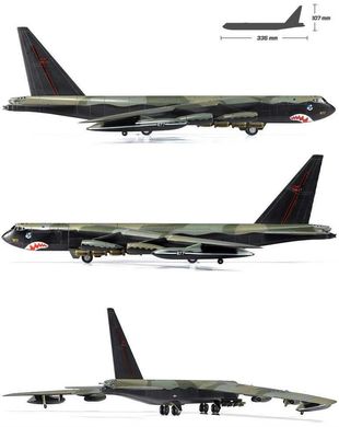 Сборная модель 1/144 самолет Boeing B-52D Stratofortress Academy 12632