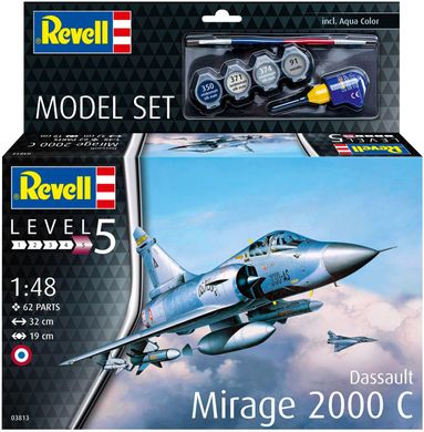 Стартовий набір модель 1/48 літак Dassault Mirage 2000C Revell 63813