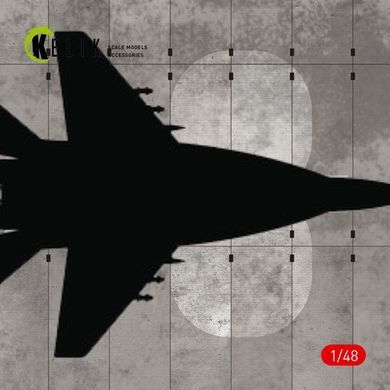 Основа для діорам 1:48 авіабаза в Старокостянтинові (Україна) - акрил 3 мм (410 x 270 мм) Kelik KS48017