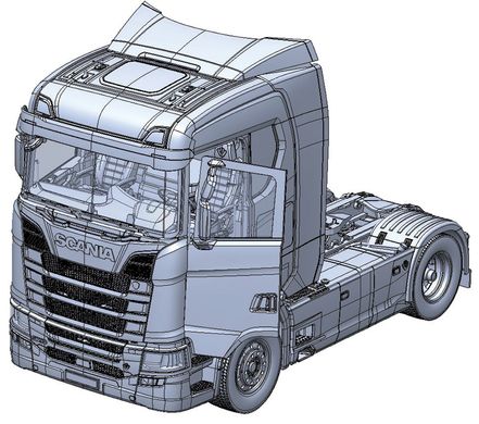 Сборная модель 1/24 грузовик Scania S770 4x2 Normal Roof - LIMITED EDITION Italeri 3961