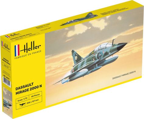 Сборная модель 1/72 самолета Mirage 2000N Heller 80321