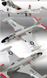 Assembled model 1/72 aircraft USN F2H-3 VF-41 "Black Aces" Academy 12548