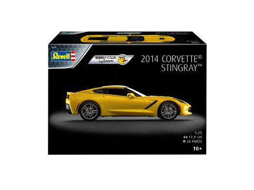 Збірна модель 1/24 автомобіль 2014 Corvette Stingray Easy Click Revell 07825