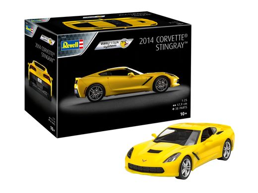 Збірна модель 1/24 автомобіль 2014 Corvette Stingray Easy Click Revell 07825