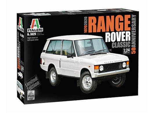 Сборная модель 1/24 автомобиль Range Rover Classic Italeri 3629