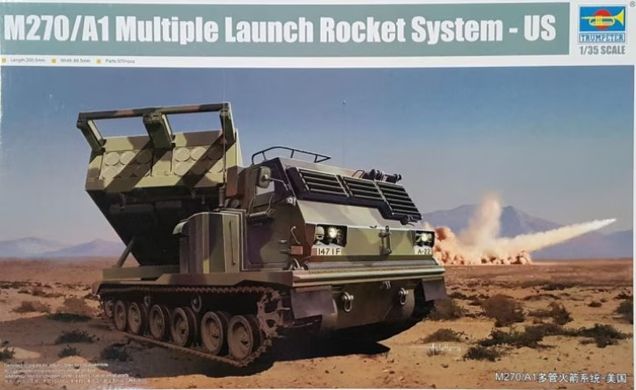 Збірна модель 1/35 ракетна система M270A1 Trumpeter 01049