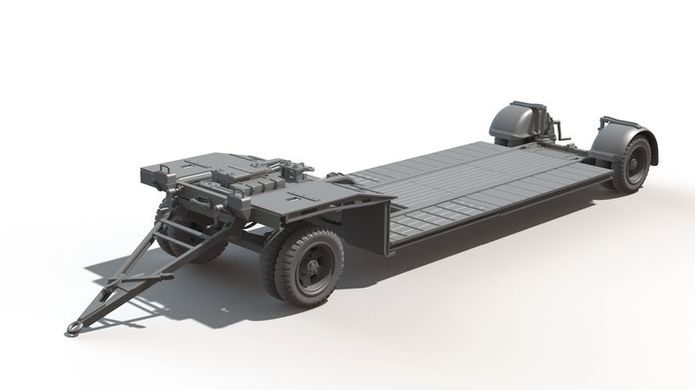 Збірна модель 1/35 трейлер прицеп Sonderanhänger 115 10 Ton Tank Trailer Sd.Ah.115 Das Werk DW35002
